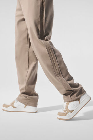 Alo Yoga Edition Sueded Straight Leg Pant - Gravel in Saudi Arabia