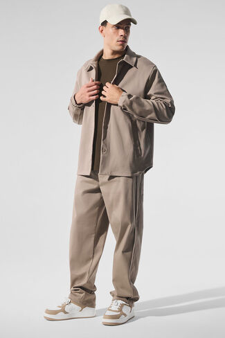 Alo Yoga Edition Sueded Jacket - Gravel in Saudi Arabia