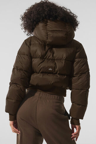 Alo Yoga Foxy Puffer Jacket - Espresso in Saudi Arabia
