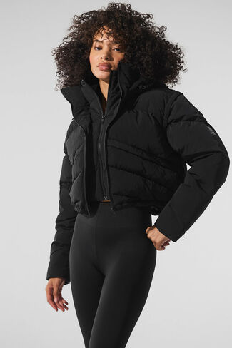 Alo Yoga Glacier Puffer - Black in Saudi Arabia