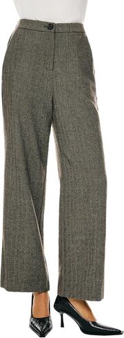 Orolay Women's Wool Blend Dress Pants High Waisted Casual Office Business Warm Straight Leg Trouser with Pockets in Saudi Arabia