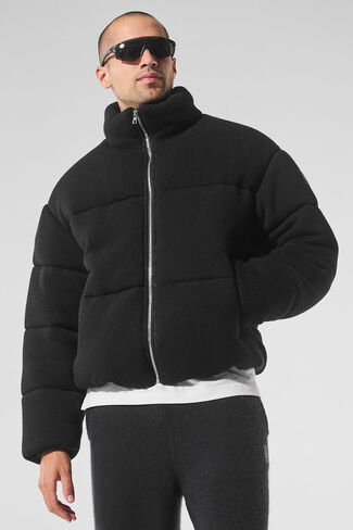 Alo Yoga Stage Sweater Puffer - Black in Saudi Arabia