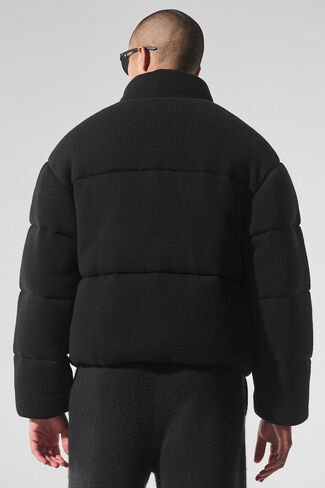 Alo Yoga Stage Sweater Puffer - Black in Saudi Arabia