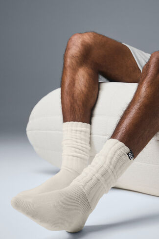 Alo Yoga Unisex Scrunch Sock - Bone in Saudi Arabia