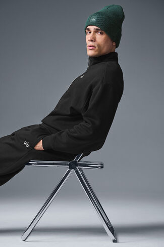 بلوفر Alo Yoga Accolade 1/4 بسحاب - أسود in Kuwait