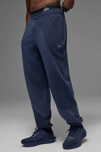 Alo Yoga Make Waves Sweatpant - Navy Tonal in Saudi Arabia