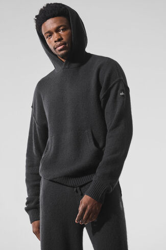 Alo Yoga Wool Cashmere New Class Hoodie - Black in Saudi Arabia