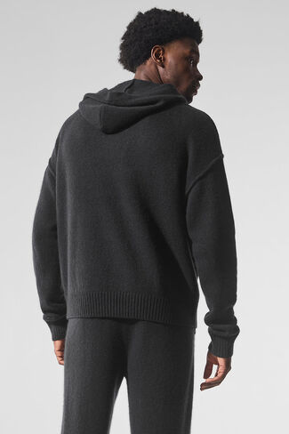 Alo Yoga Wool Cashmere New Class Hoodie - Black in Saudi Arabia