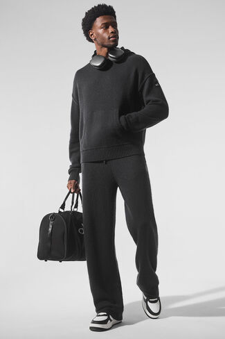 Alo Yoga Wool Cashmere New Class Hoodie - Black in Saudi Arabia