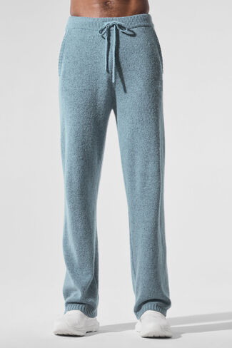 Alo Yoga Wool Cashmere New Class Sweatpant - Celestial Blue Granite Heather in Saudi Arabia