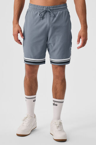 Alo Yoga 9" Traction Arena Short - Steel Grey in Saudi Arabia