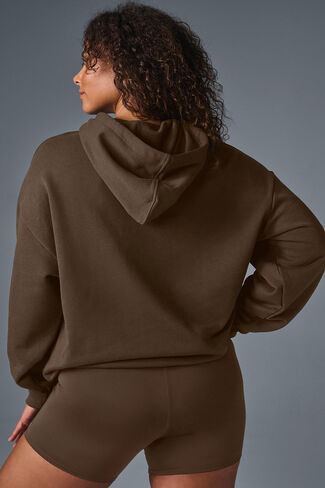 Alo Yoga Accolade Hoodie - Espresso in Saudi Arabia
