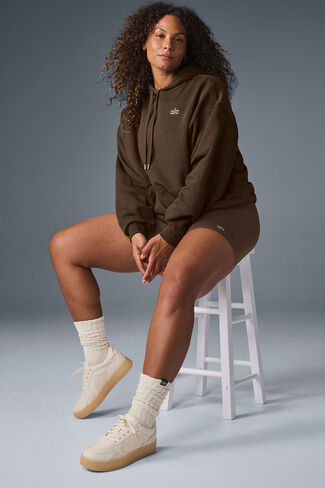 Alo Yoga Accolade Hoodie - Espresso in Saudi Arabia
