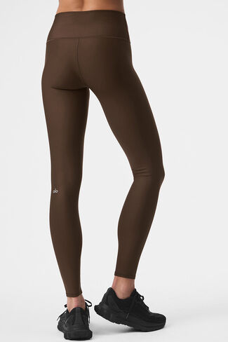 Alo Yoga Airlift Winter Warm High-Waist Legging - Espresso in Saudi Arabia