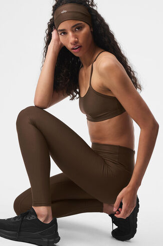 Alo Yoga Airlift Winter Warm High-Waist Legging - Espresso in Saudi Arabia