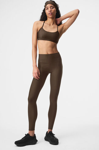 Alo Yoga Airlift Winter Warm High-Waist Legging - Espresso in Saudi Arabia