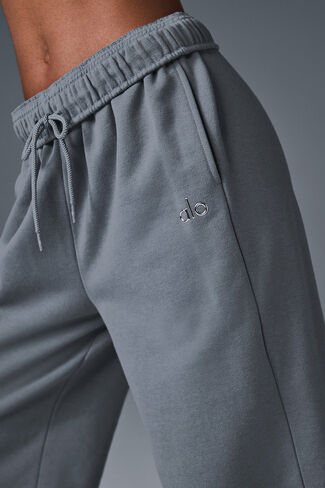 Alo Yoga Accolade Straight Leg Sweatpant - Steel Grey in Saudi Arabia