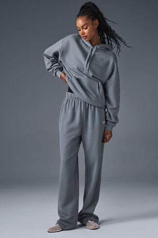 Alo Yoga Accolade Straight Leg Sweatpant - Steel Grey in Saudi Arabia