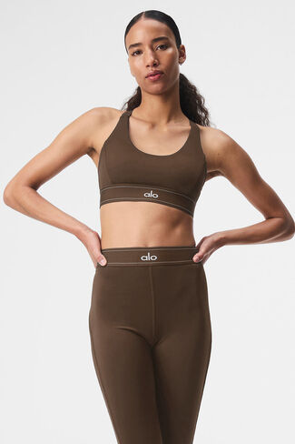 حمالة صدر يوجا إيرليفت أب من ألو - إسبريسو in Kuwait