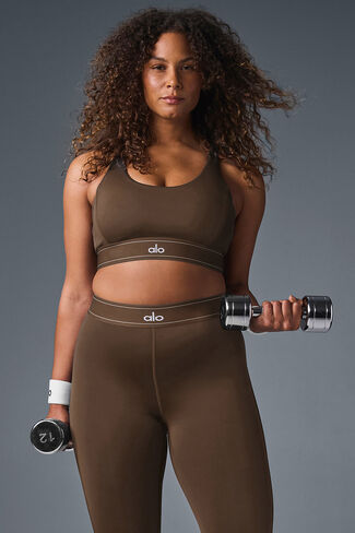 حمالة صدر يوجا إيرليفت أب من ألو - إسبريسو in Kuwait