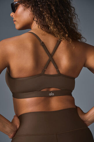 حمالة صدر ألو يوجا إيرليفت إنتريجو - إسبريسو in Kuwait