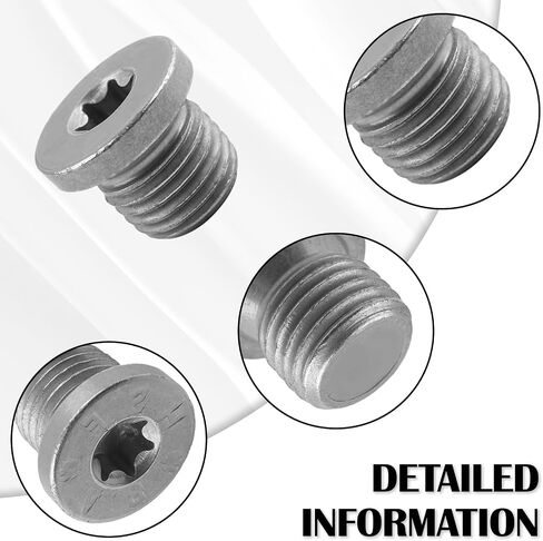قطعتان من قابس تصريف الزيت M14x1.5، قابس تصريف وعاء الزيت لتفريغ الزيوت والشوائب القديمة، مسمار وعاء زيوت إكسسوارات السيارات العالمية متوافق مع Audi 2009-2013 A3 in Saudi Arabia