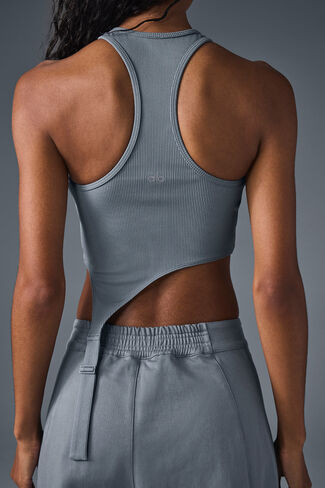 ألو يوجا ألوسوفت تانك ريفيليشن مضلع - رمادي ستيل in Kuwait