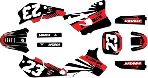 Graphics Kit for Yamaha YZ80 (1993-2001) FH Series Teal 9 Mil-Dirt bike Custom Racing Graphics Decals Stickers Kit, no-plastics in Saudi Arabia