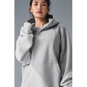 Alo Yoga Make Waves Hoodie - Athletic Heather Grey Tonal in Saudi Arabia