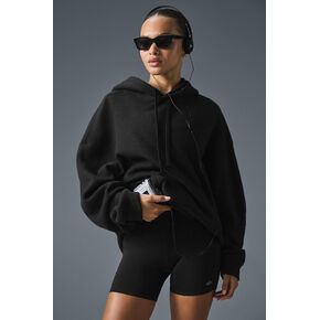 Alo Yoga Triumph Restore Hoodie - Black in Kuwait