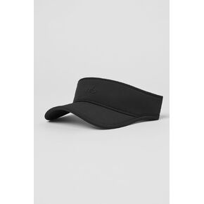 Alo Yoga Performance Eclipse Visor - Black/Black - Black/Black / One Size in Saudi Arabia