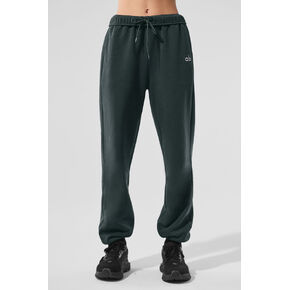 بنطلون رياضي Alo Yoga Accolade - أخضر فحمي in Kuwait