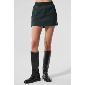 تنورة ألو يوجا بولار فليس وينتري ميكس - أخضر فحمي in Kuwait