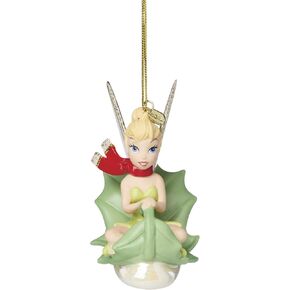 Lenox Ornament, 2025 Tinker Bell Sledding Ornament, Porcelain with Gold Accents, Hanging Cord for Christmas Tree Decoration, Christmas Decorations, Holiday Decor, Disney Design, Winter Decor (1 Piece) in Saudi Arabia