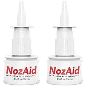 Nasal Moisturizer Spray (2 Pack) w/Sesame Oil .34 Oz - Moisturizing Lubricant for Dry, Crusty, Cracked, Stuffy Nose Relief, Nosebleeds, Clear Breathing - Fragrance and Preservative Free (2) in Saudi Arabia