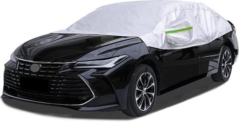 غطاء نصف سيارة، زجاج أمامي للسيارة، غطاء حماية من الأشعة فوق البنفسجية، غطاء علوي للسيارة، غطاء مرآة قابل للتنفس، مقاوم للماء، حماية من الشمس لجميع المواسم، مقاس عالمي in Kuwait