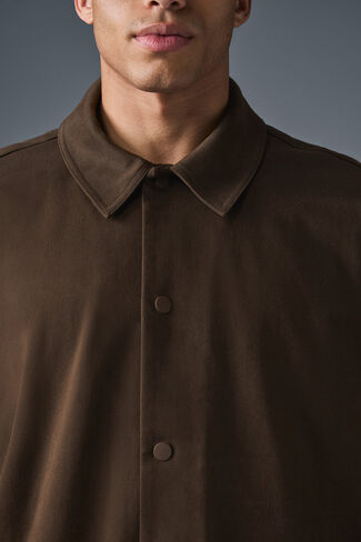 Alo Yoga Edition Sueded Jacket - Espresso in Saudi Arabia