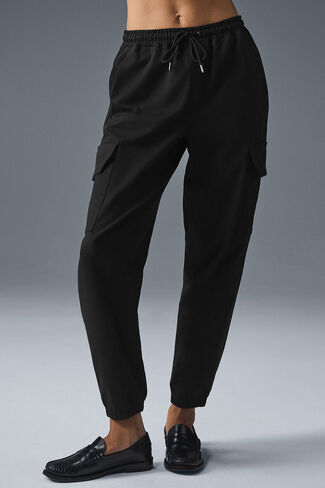 Alo Yoga Edition Sueded Jogger - Black in Kuwait