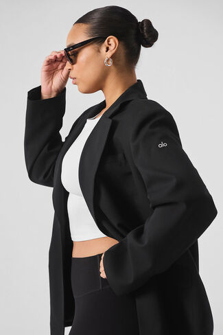 Alo Yoga First-Class Blazer - Black in Saudi Arabia