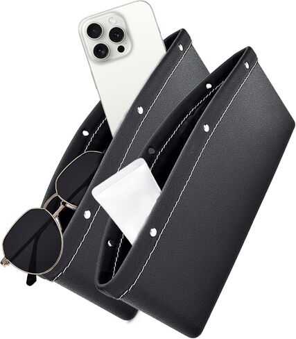 2 Pack Car Seat Gap Filler and Organizer,Black Gap Storage for Car Seats,Extra Pockets for Car Seats in Saudi Arabia