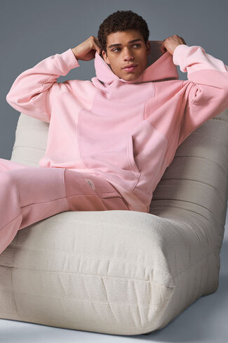 Alo Yoga Make Waves Hoodie - Sunset Pink Tonal in Saudi Arabia