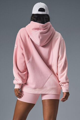 Alo Yoga Make Waves Hoodie - Sunset Pink Tonal in Saudi Arabia