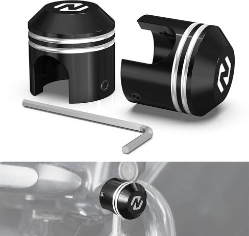 NICECNC Black Brake and Clutch Cables Ferrule Covers Cable Gland Compatible with Harley CVO Limited FLHTKSE 2015-2020, Electra Glide Ultra Classic FLHTCU 2014-2019, See Fitment in Saudi Arabia