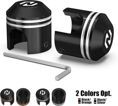 NICECNC Black Brake and Clutch Cables Ferrule Covers Cable Gland Compatible with Harley CVO Limited FLHTKSE 2015-2020, Electra Glide Ultra Classic FLHTCU 2014-2019, See Fitment in Saudi Arabia