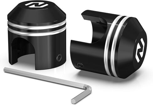 NICECNC Black Brake and Clutch Cables Ferrule Covers Cable Gland Compatible with Harley CVO Limited FLHTKSE 2015-2020, Electra Glide Ultra Classic FLHTCU 2014-2019, See Fitment in Saudi Arabia