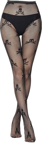 PPX Women Sexy Tights Fishnet Stockings Patterned Leggings Thigh-High Black Socks Lace Pantyhose in Saudi Arabia