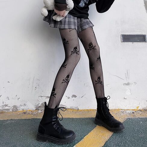 PPX Women Sexy Tights Fishnet Stockings Patterned Leggings Thigh-High Black Socks Lace Pantyhose in Saudi Arabia