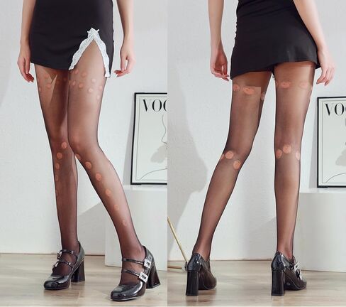 Sahabowi لباس ضيق نسائي، جوارب طويلة شفافة عالية الخصر، جوارب علوية ذات تحكم عتيق، Sa Siwa12 in Kuwait