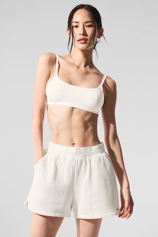 Alo Yoga Sheer Glow Bra - Ivory in Saudi Arabia