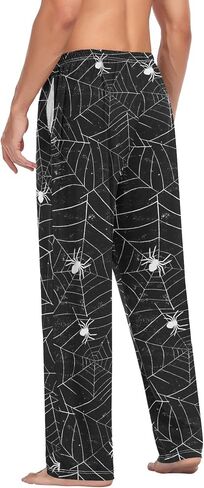 Mens Pajama Pants Funny Men Pajamas Bottoms Lounge Pants With Pockets in Saudi Arabia